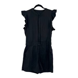 Joe's Jeans Romper The Emilia linen blend short sleeve size X-Large XL